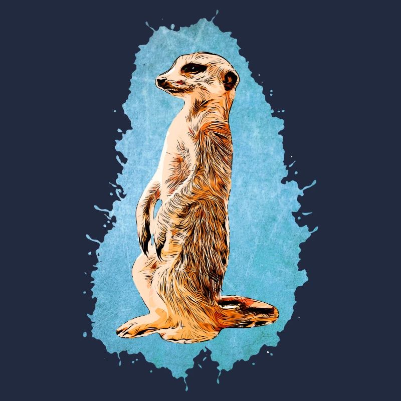 Erdmännchen - Blau