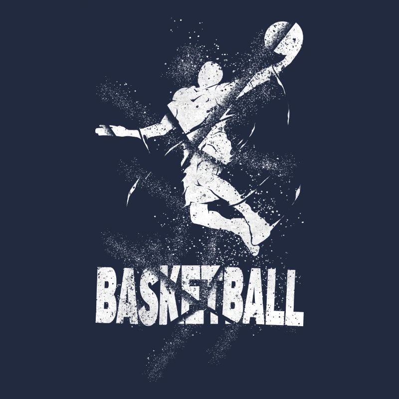 Basketteur Basketteur Dunking Grunge Splash