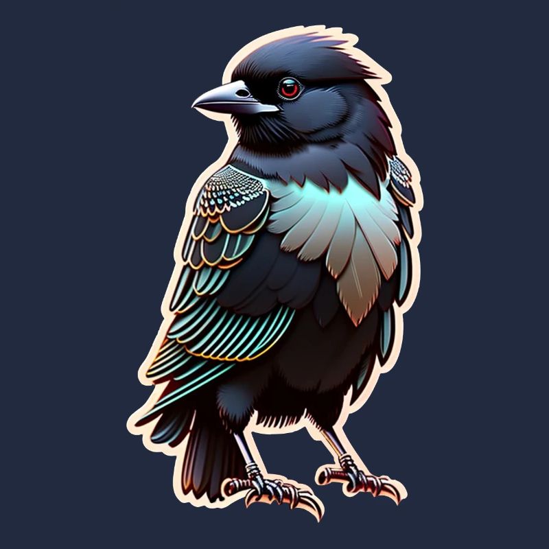 corbeau noir - oiseau