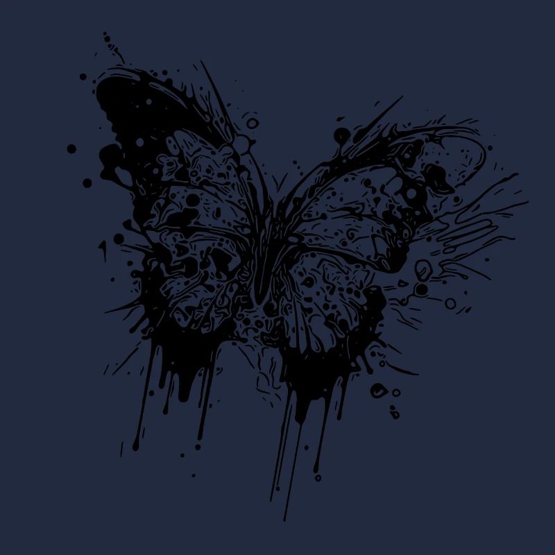 Tatouage Ink Splash Butterfly