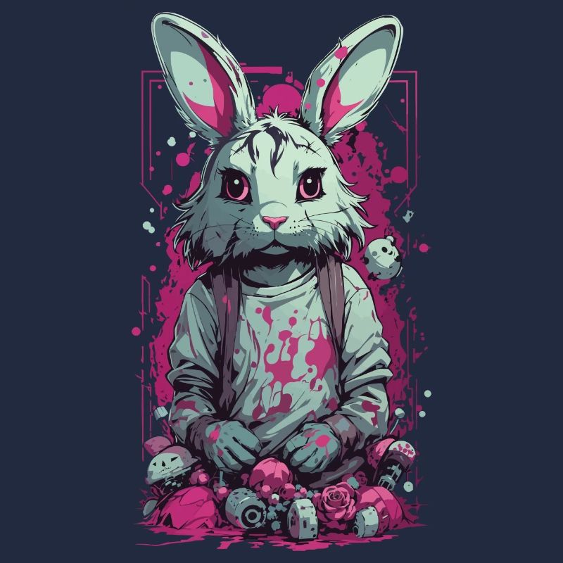 Gothic  Horror Splatter Art