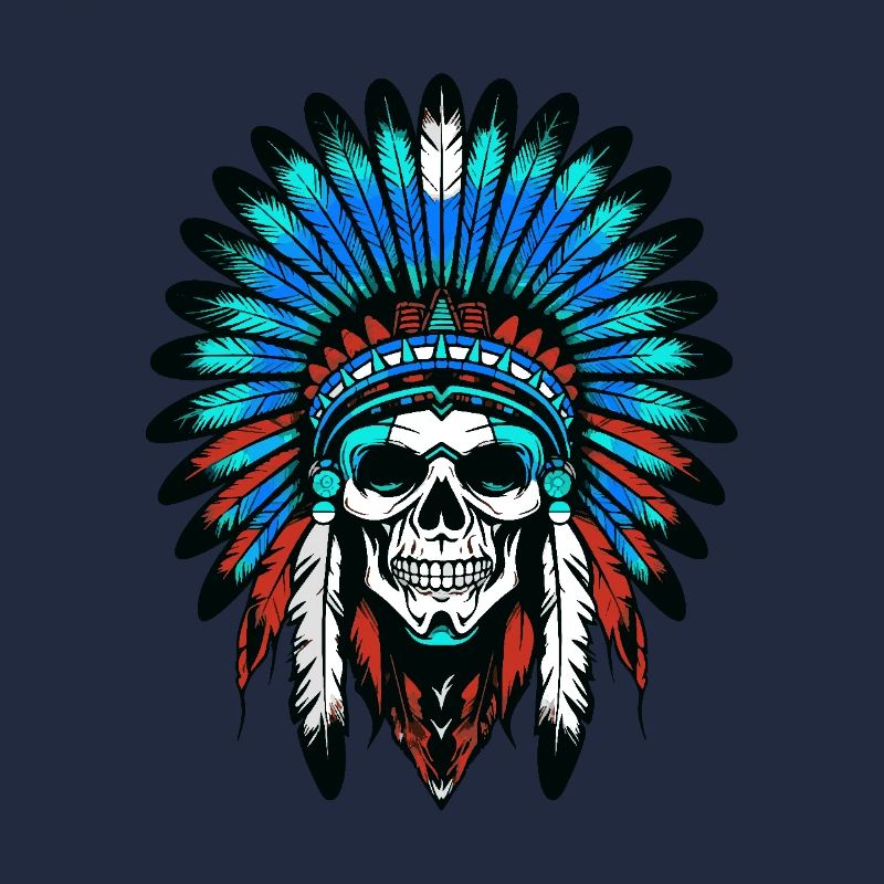 Apache Indianer Häuptling Totenkopf