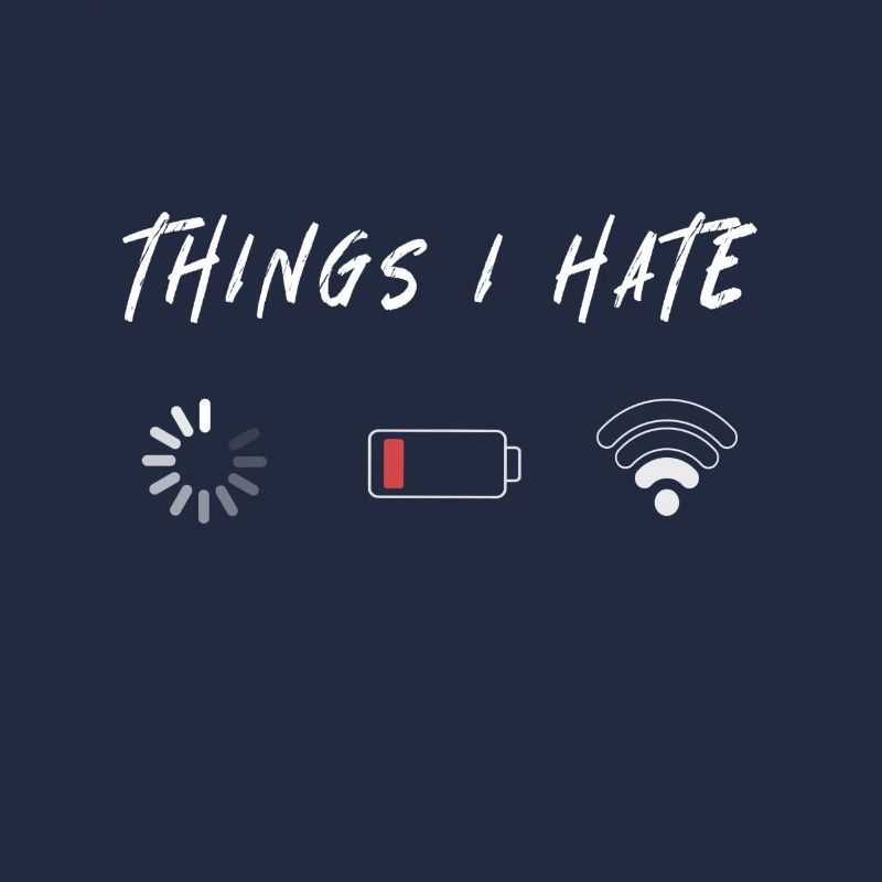 Things I Hate Geschenk für Gamer & Programmierer