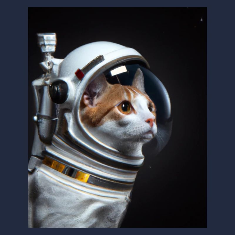 Chat comme astronaute