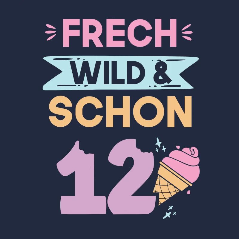 12 Jahre Geburtstag Junge Mädchen Eis essen