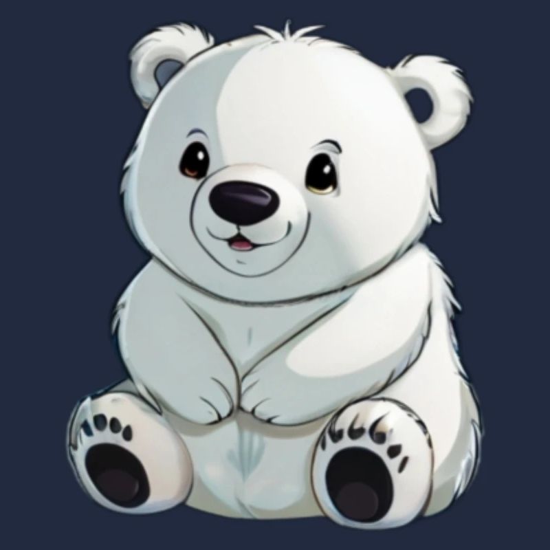 Comic Eisbär