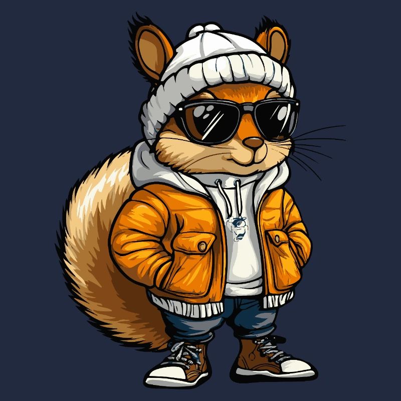 Eichhörnchen Cool Comic