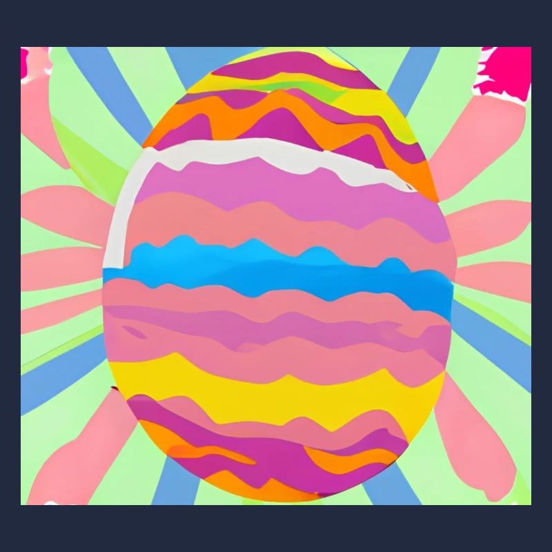 Colourful Easter egg
