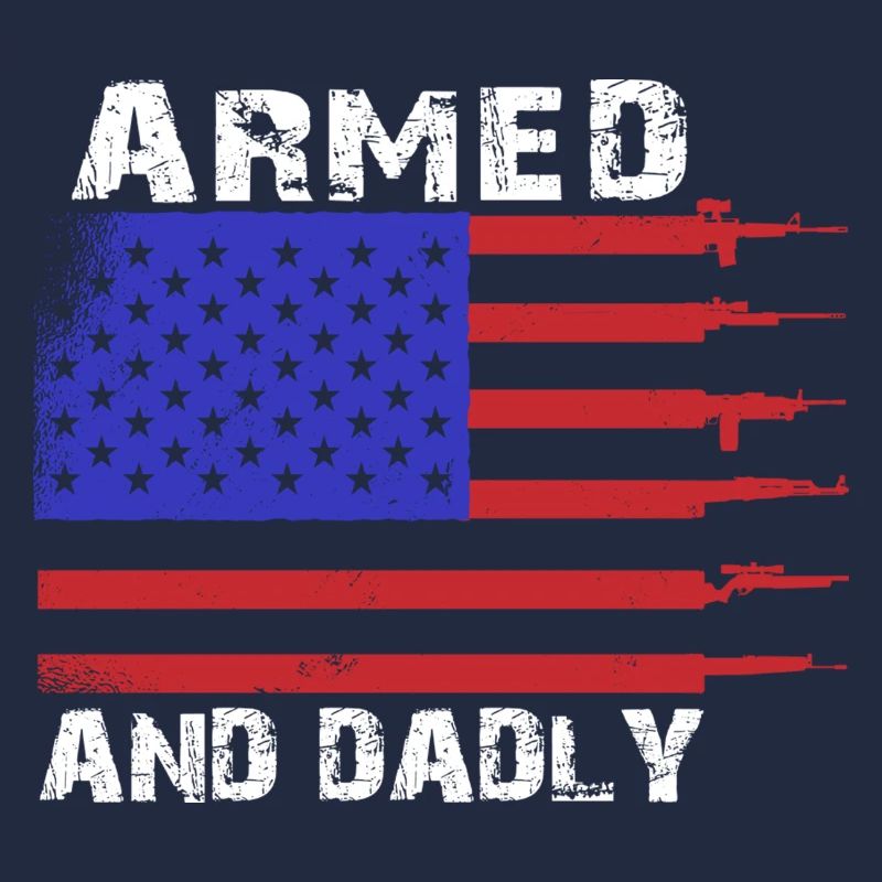 Bewaffnet und väterlich Lustige väterliche Väter