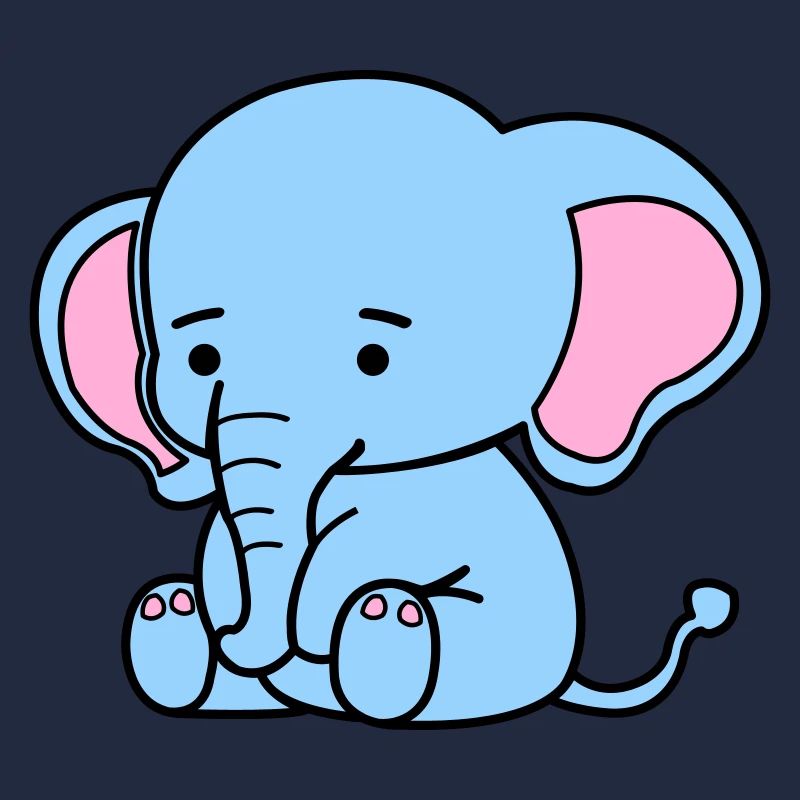 Éléphant mignon