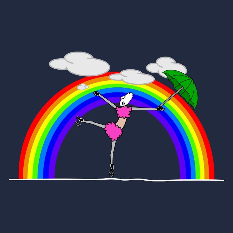 Dancing in the rainbow
