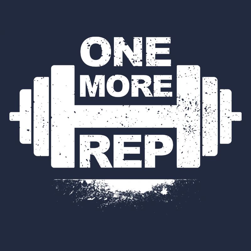 One More Rep - blanc