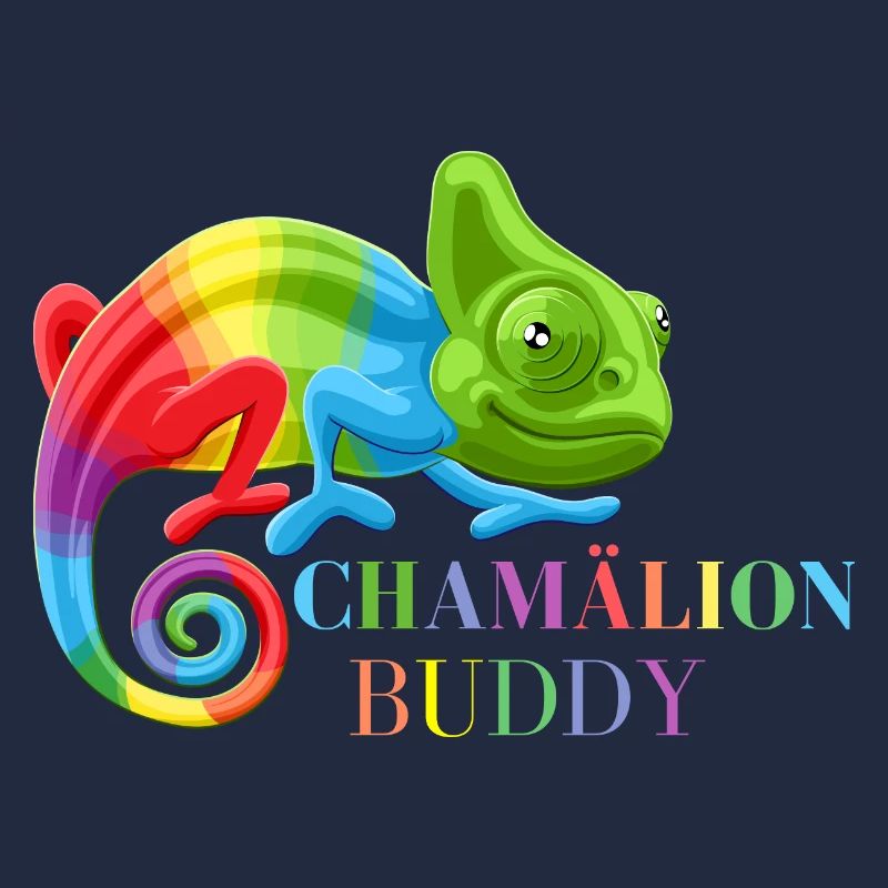 Chamäleon, bunte Chamäleon-Eidechsen