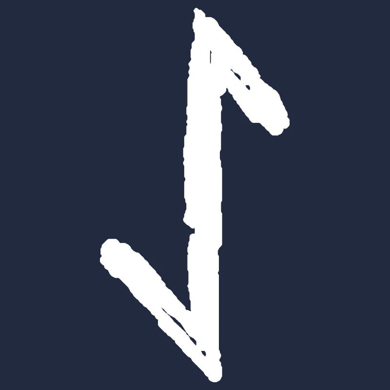 Elder Futhark Rune Eihwaz - lettres AE - Y - EI