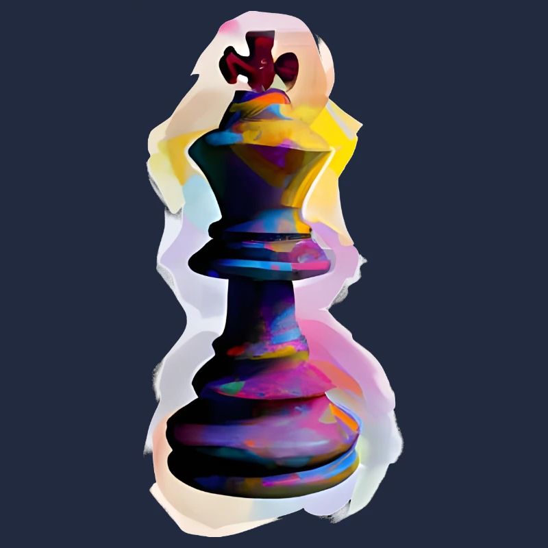 Kunst Schachfigur König