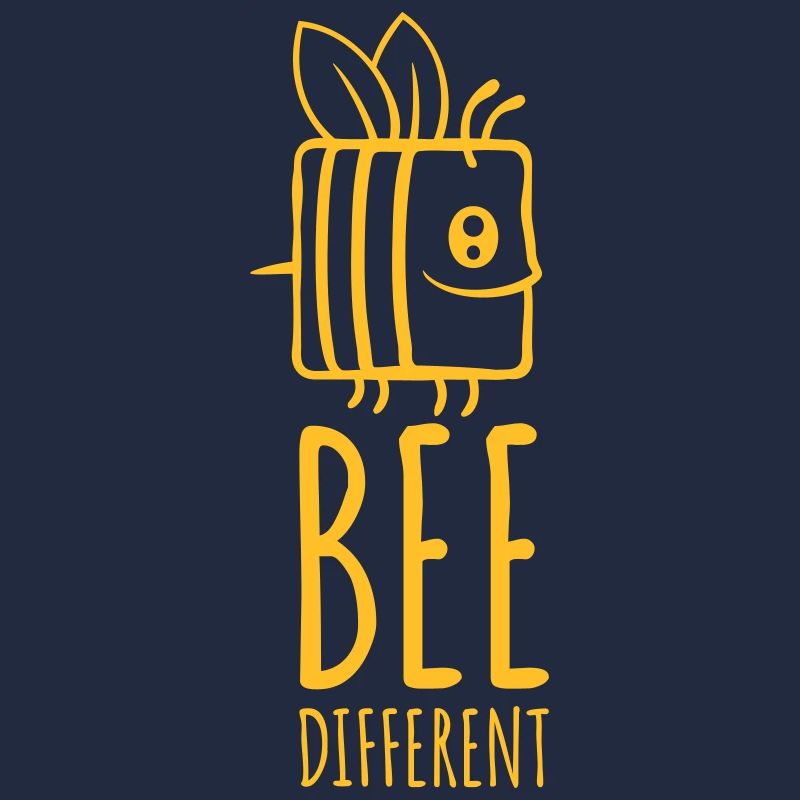 bee different Spruch Zitat