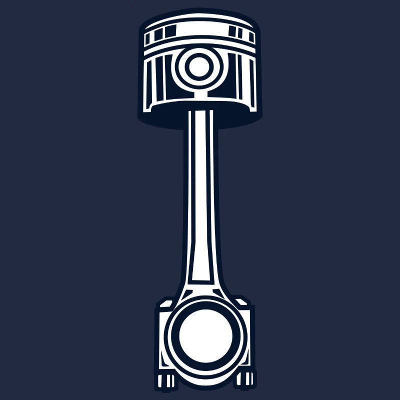 Piston avec bielle