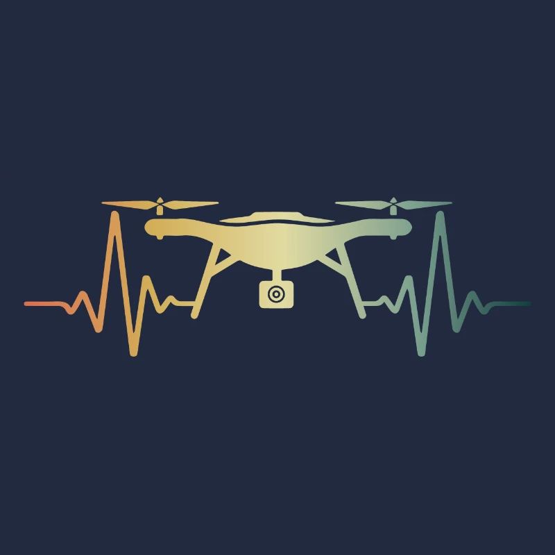 Heartbeat Drone Drones ECG Pulse