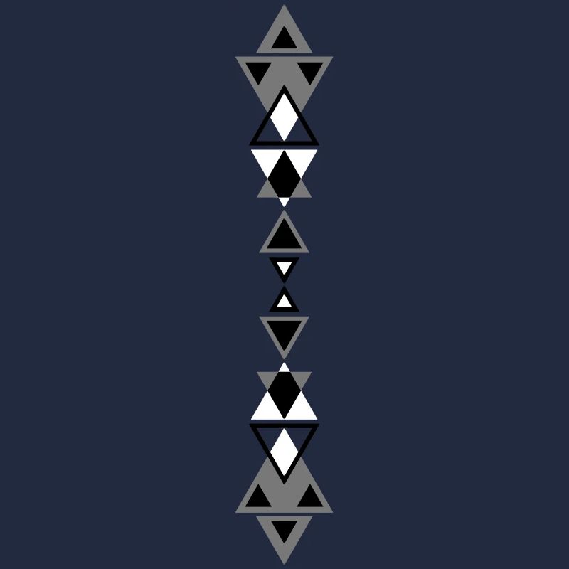 Triangles de tatouage tribal