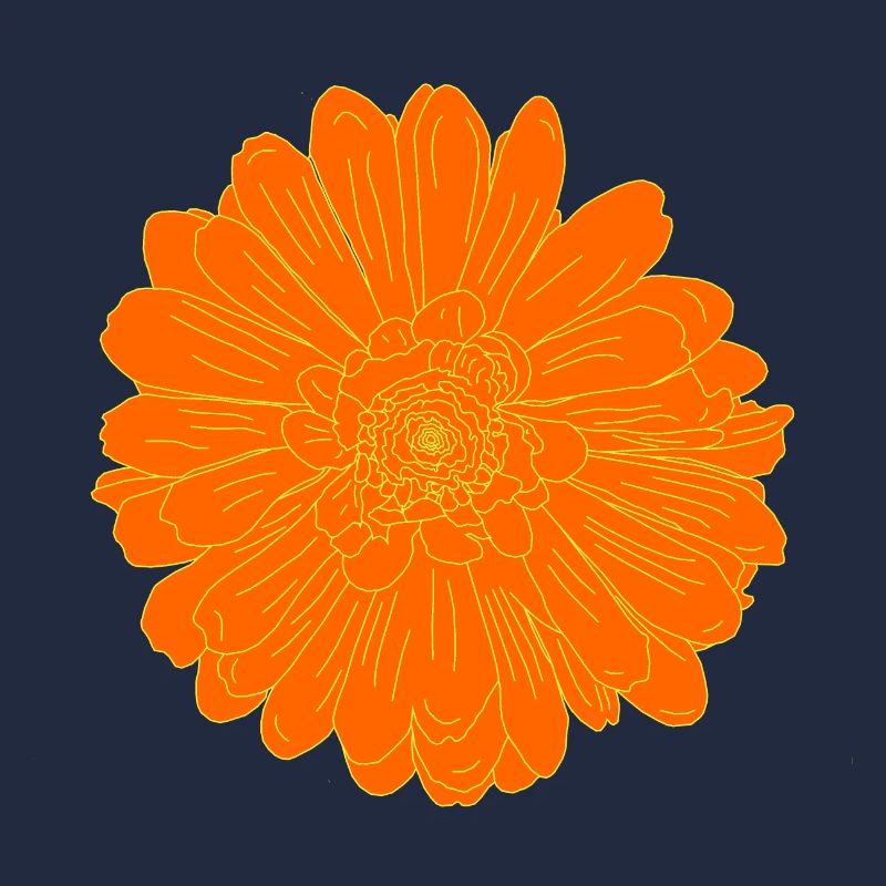 Blüte Orange Classic