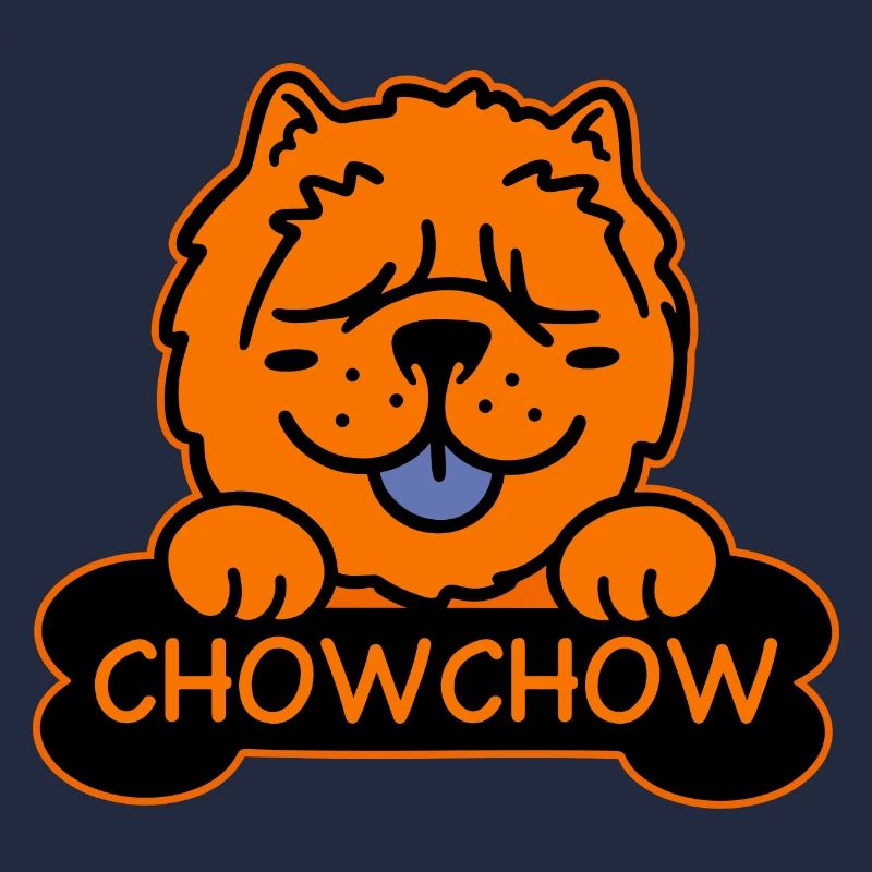Chow Chow Chow und Knochen