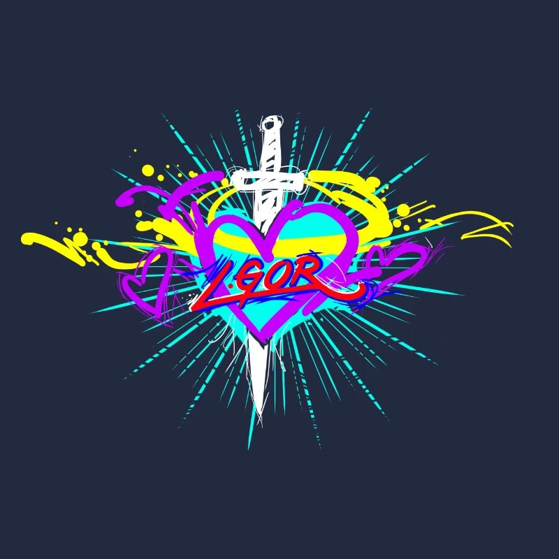 L.Gor Dolch mit Herz