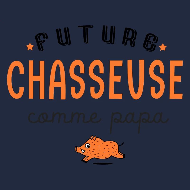chasse future chasseuse comme papa