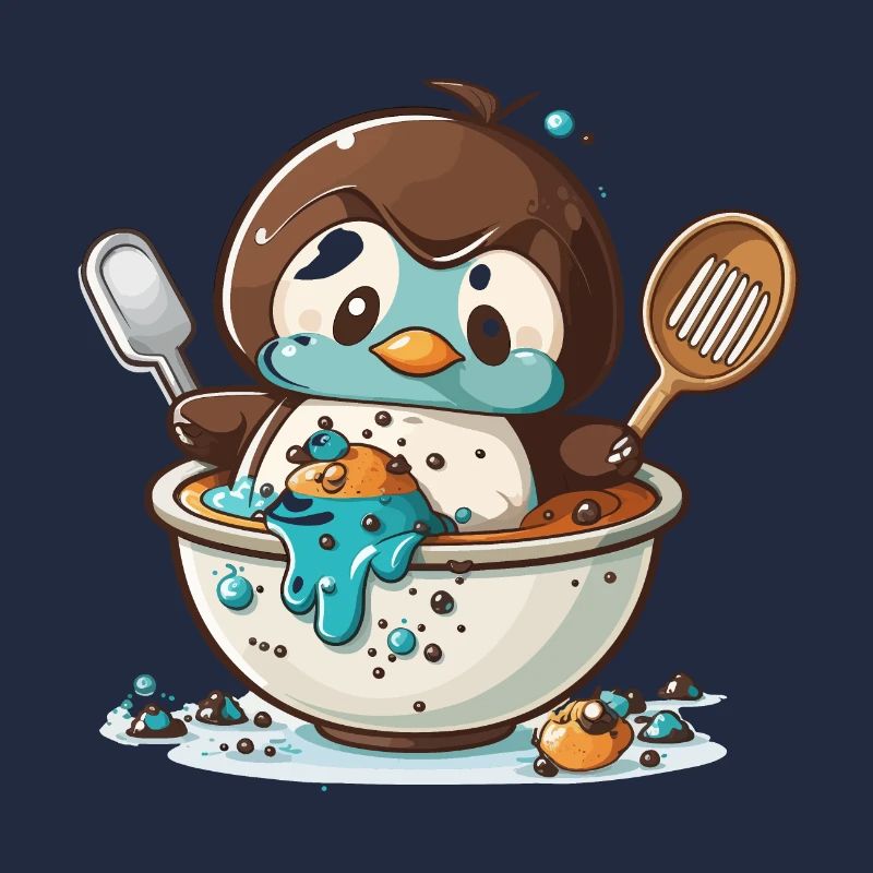 Pâtisserie pingouin