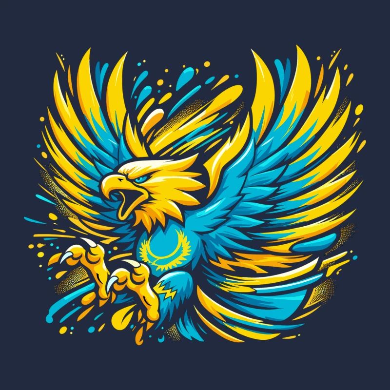 Kazakhstan aigle drapeau drapeau Cool Gift