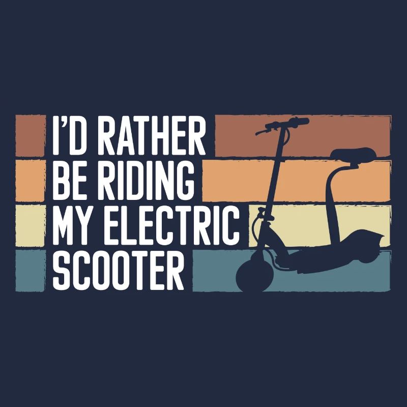 Rollerfahrer E-Roller Hybrid