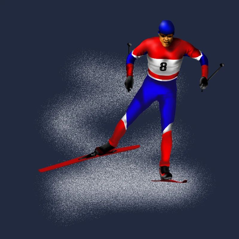 skiing