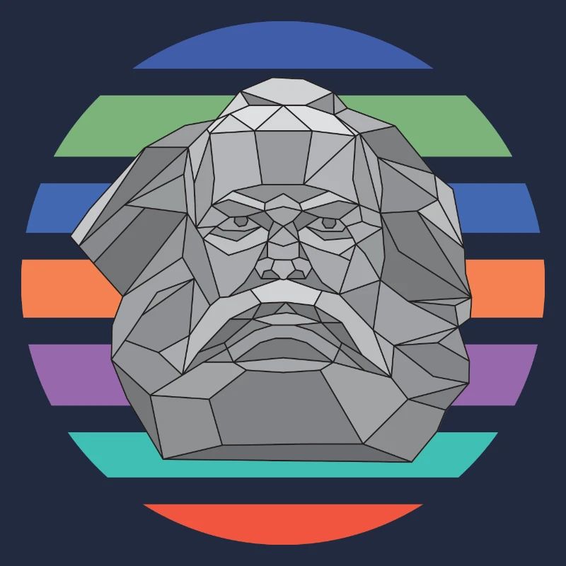 Karl Mag's complementary | Karl Marx - round retro