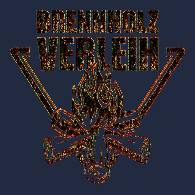 Brennholz Verleih Feuer Code