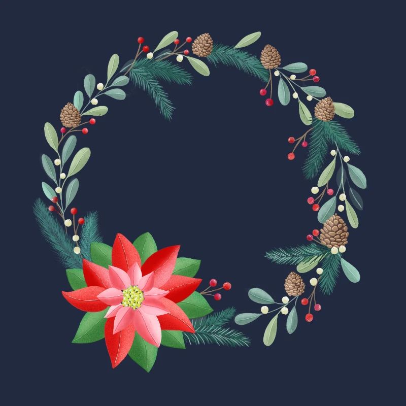 Weihnachtskranz personalisierbar mit deinem Text