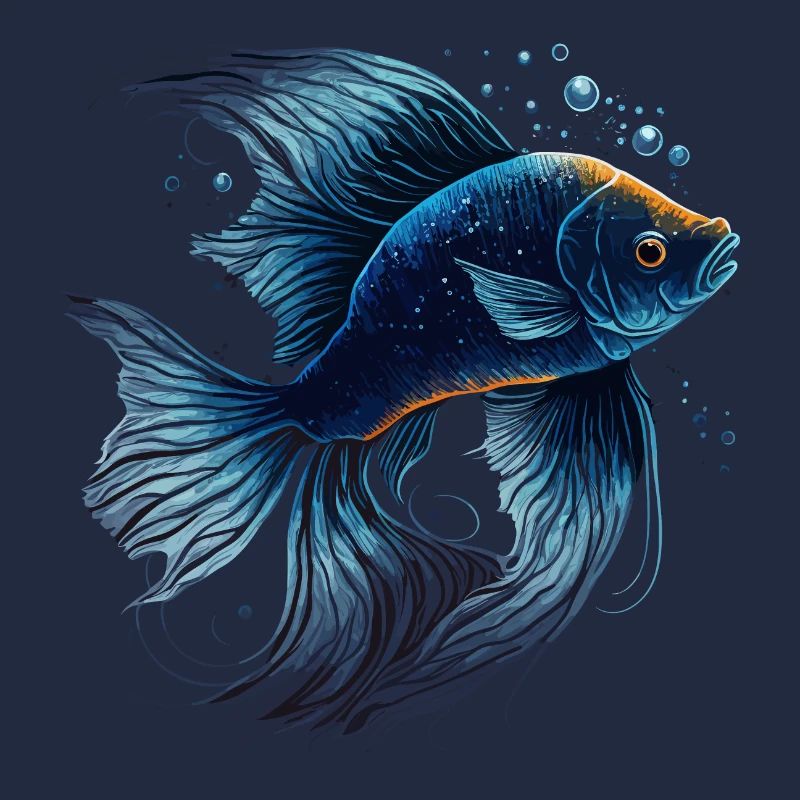 Poisson bleu