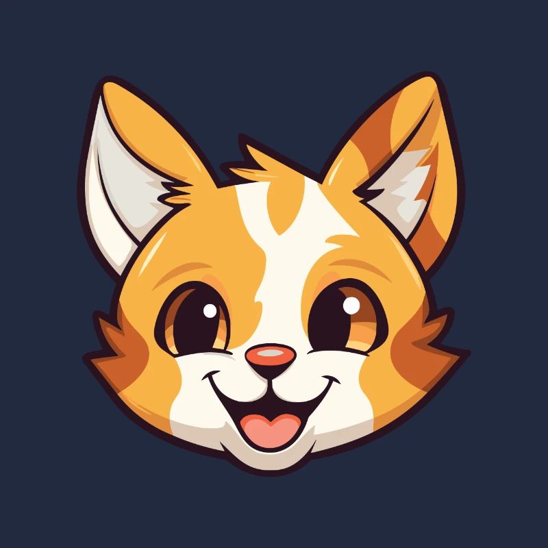 Pixie Bob Katze Cartoon Aquarell Illustration