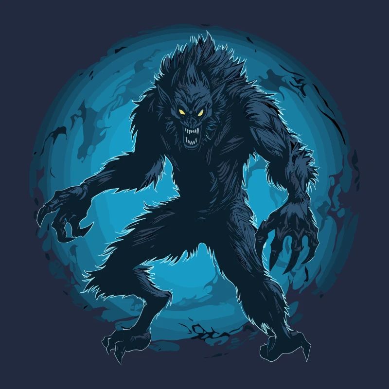 Werwolf Halloween Wolf Wolfsrudel