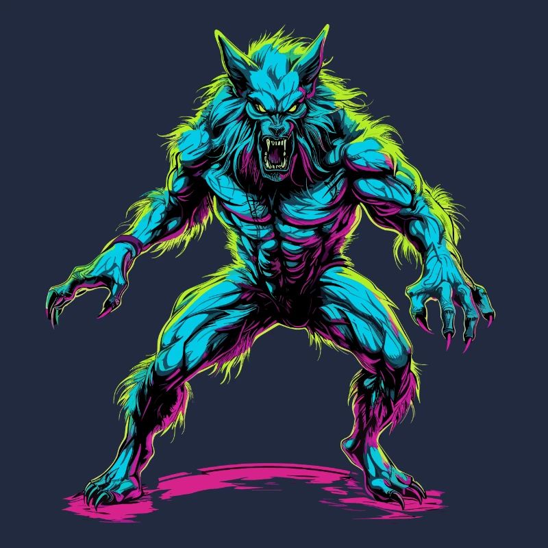 Werwolf Halloween Wolf Wolfsrudel