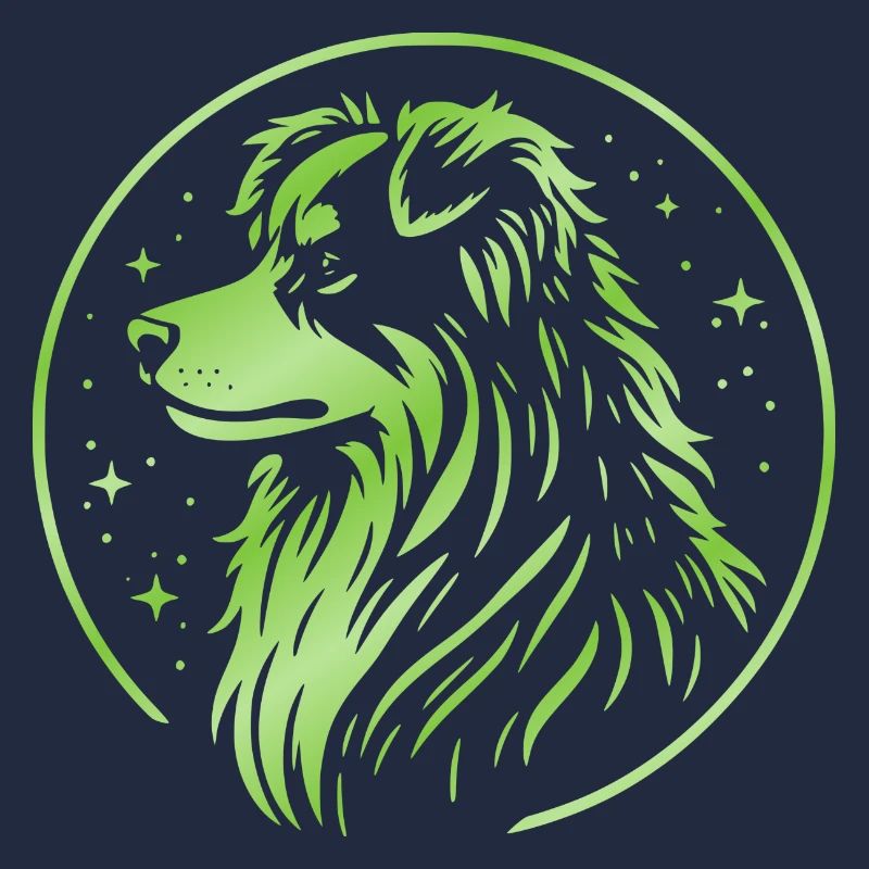 Dream dog Aussie green