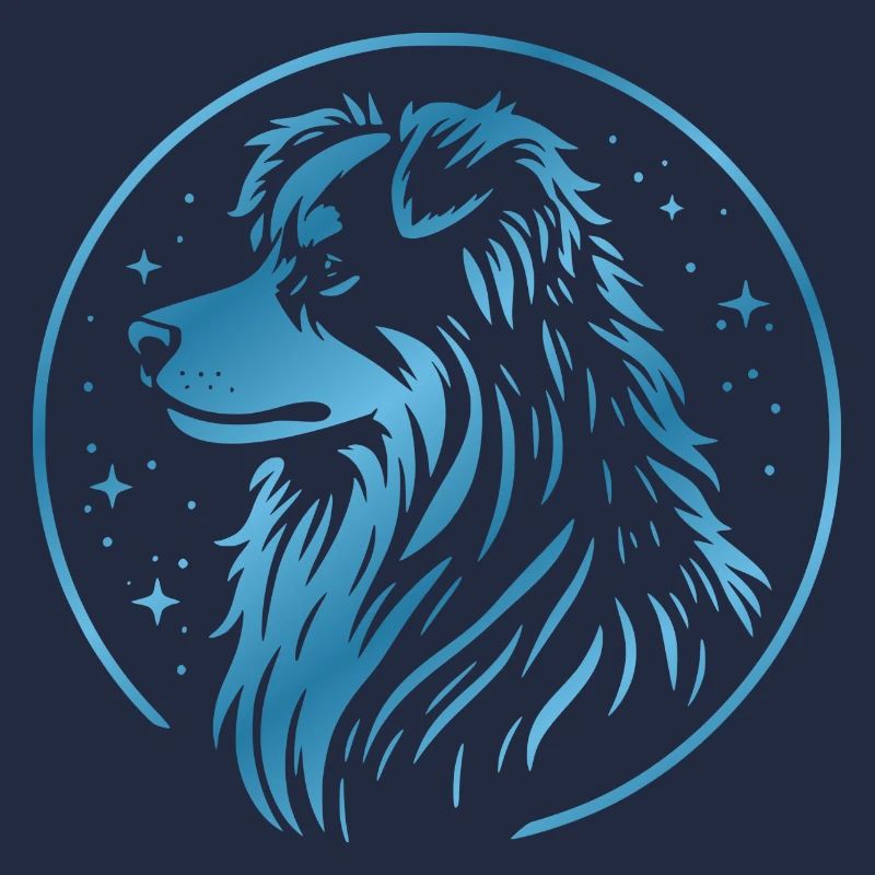 Traumhund Aussie blau