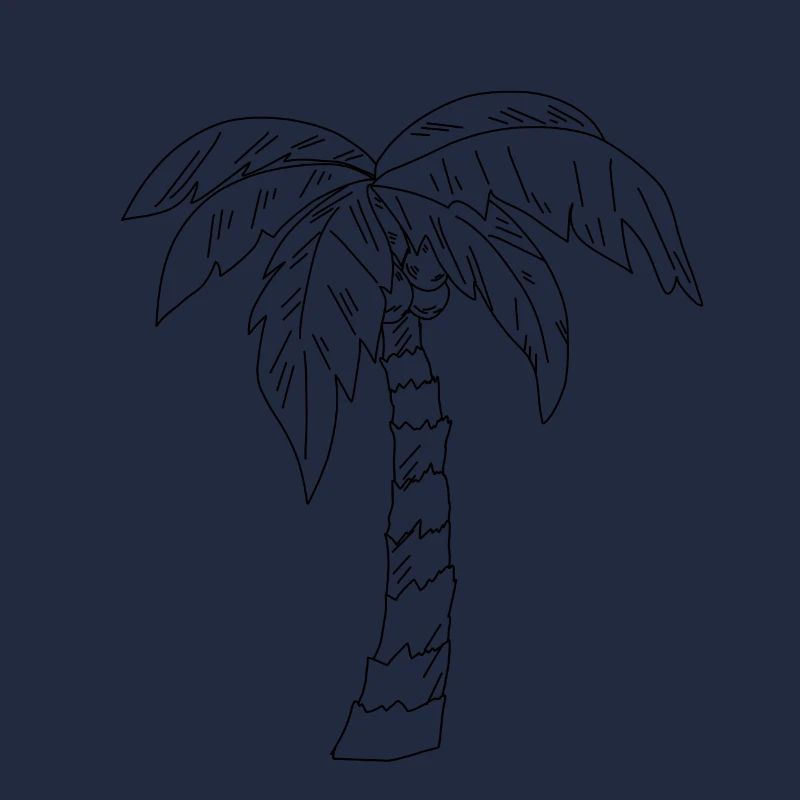 Dessin de palmier