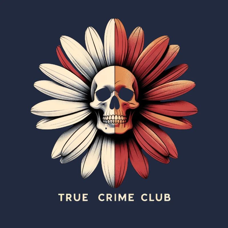 Fleur de crâne Noir