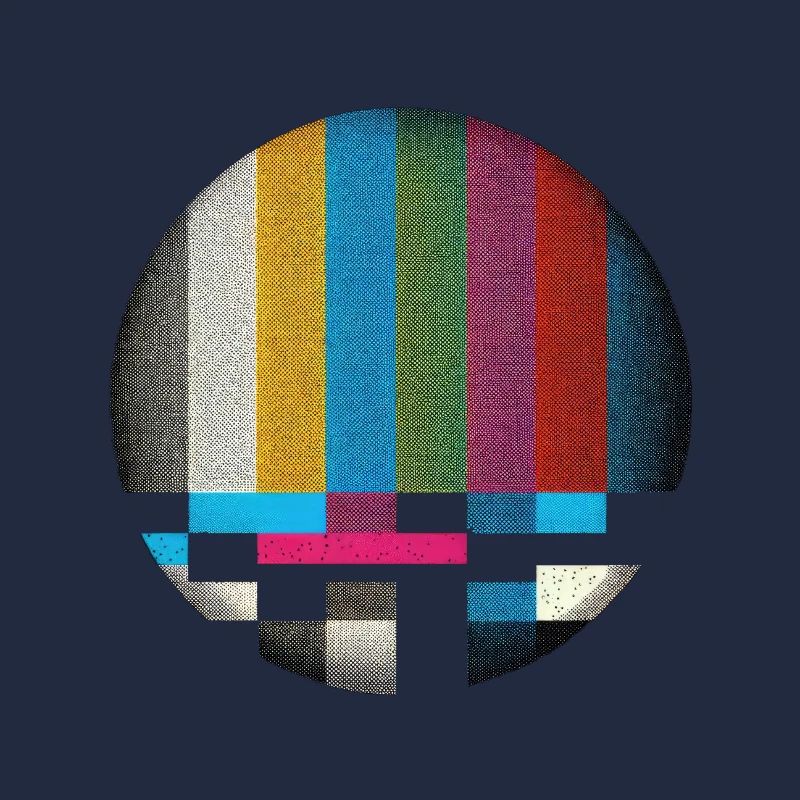 Retro-Bildschirm-Vibes