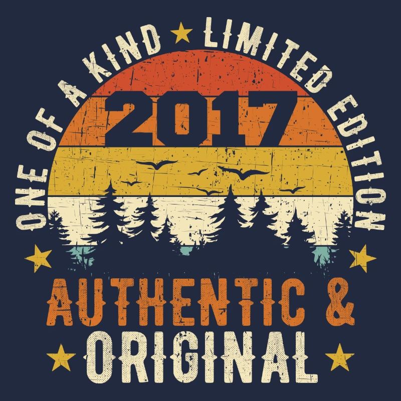 Original 2017 authentisches Geburtstagsgeschenk 2017