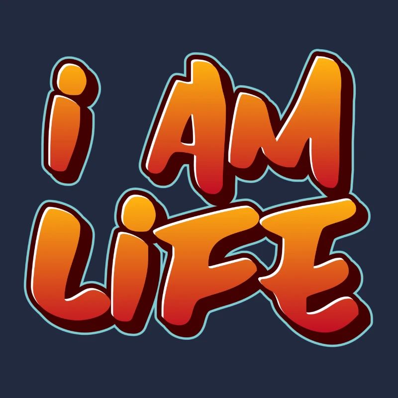 Ich bin das Leben Zen Einstellung