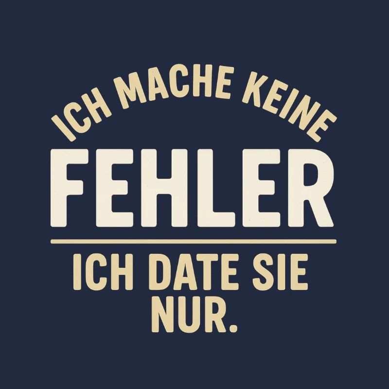 Ich date sie nur – Fehlerthema