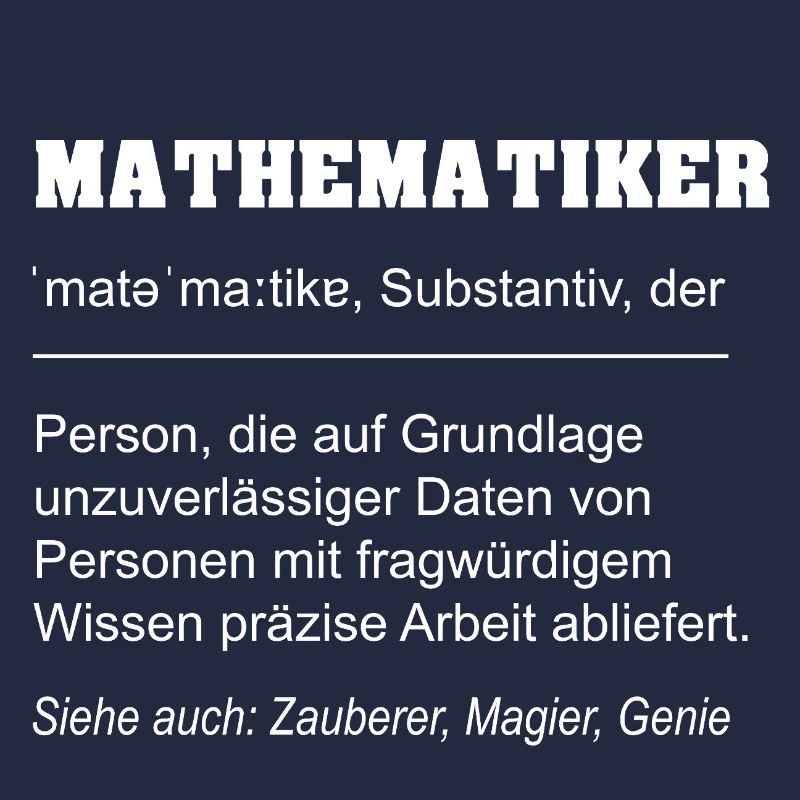 Définition du mathématicien