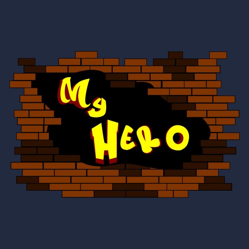 MON HÉROS graffiti
