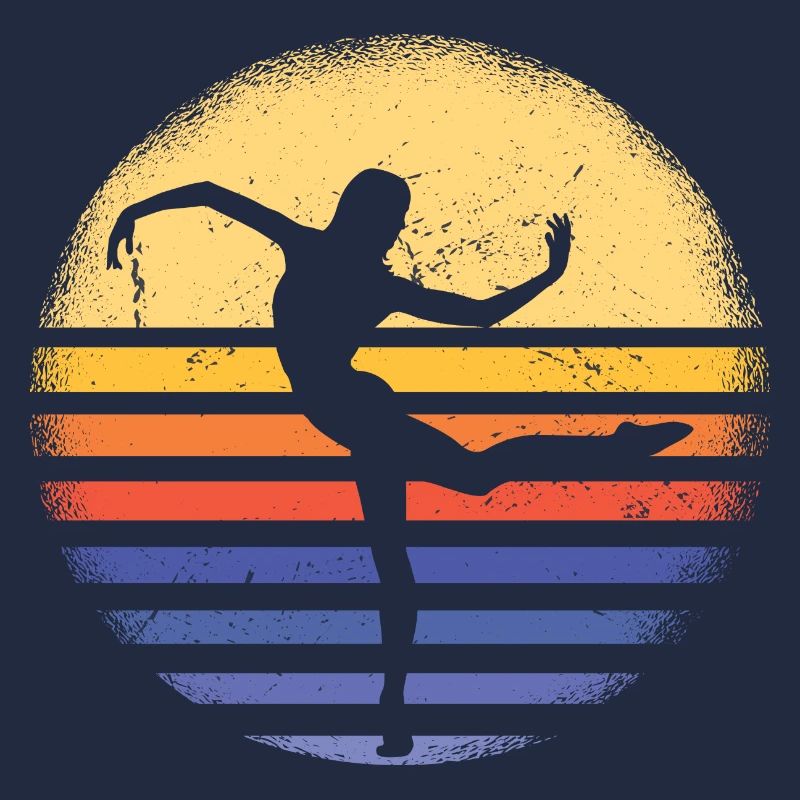 Dancer Retro Sunset Dancing