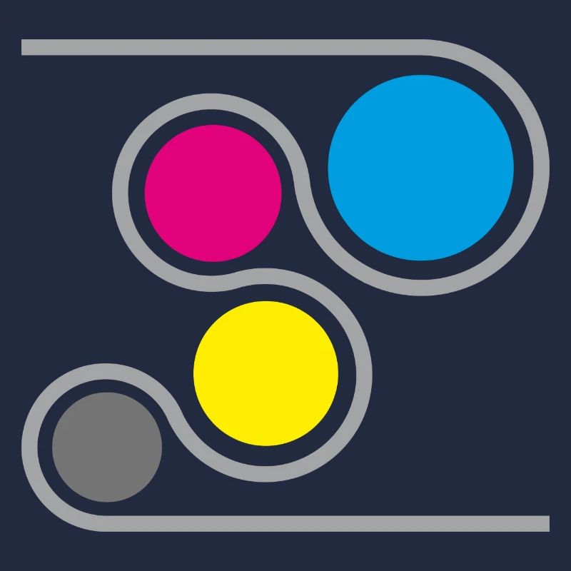 Printer CMYK Graphic